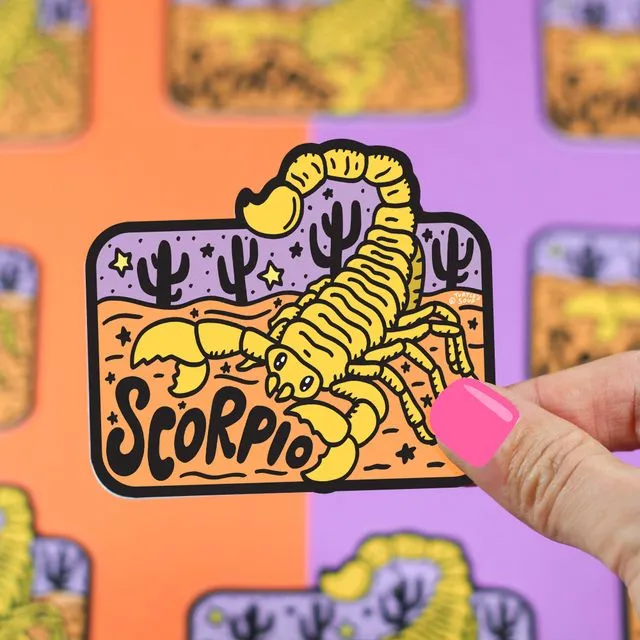 Scorpio Astrology Vinyl Sticker