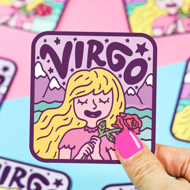 Virgo Astrology Vinyl Sticker