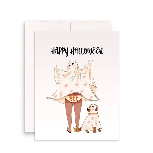 Halloween Boo Booty - Funny Halloween Card