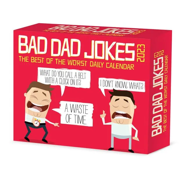 Bad Dad Jokes 2023 6.2" x 5.4" Box Calendar