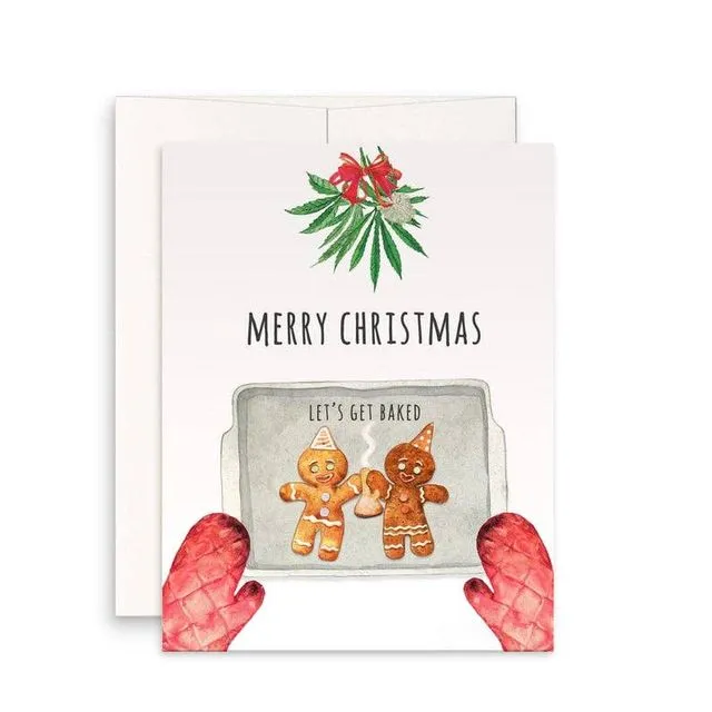 Weed Baked Holiday - Funny Christmas Card