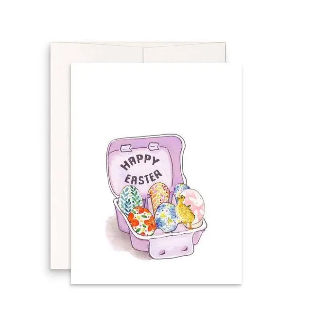 Egg Carton Chick - Funny Easter Card