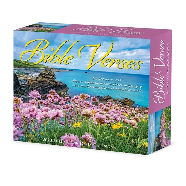 Bible Verses 2023 6.2" x 5.4" Box Calendar