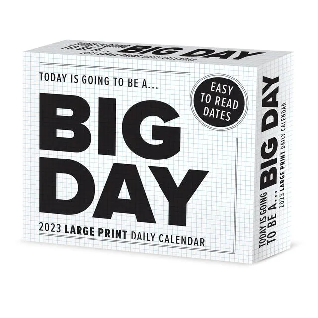 Big Day 2023 6.2" x 5.4" Box Calendar