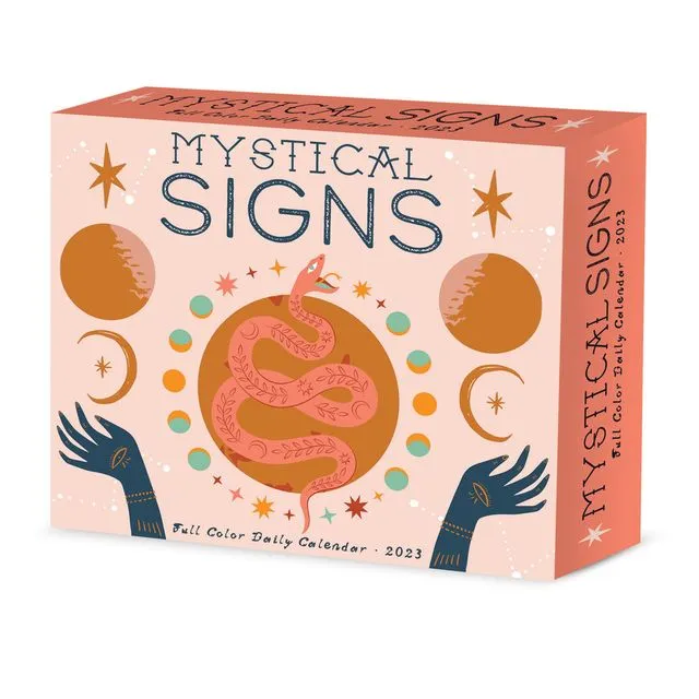 Mystical Signs 2023 6.2" x 5.4" Box Calendar