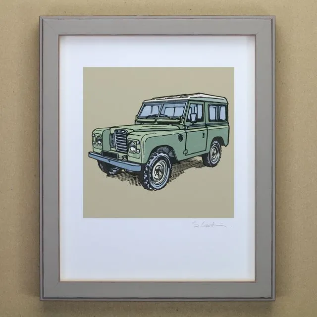 Land Rover Art Print