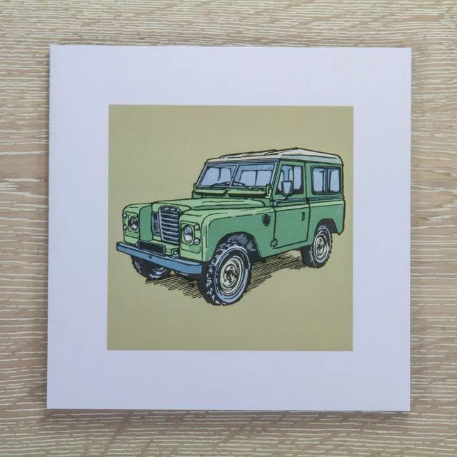 Land Rover Greetings Card