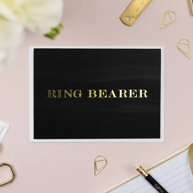 Ring Bearer Card