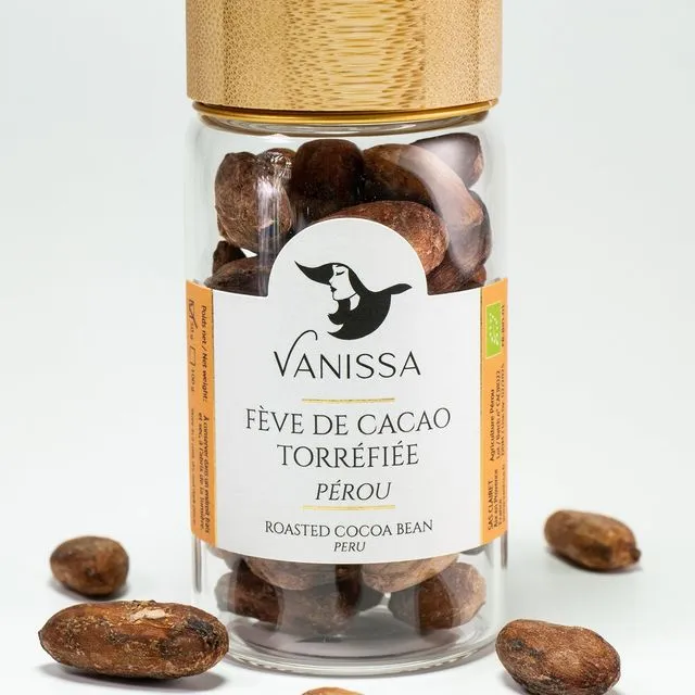 Organic Roasted Cocoa Beans - Peru