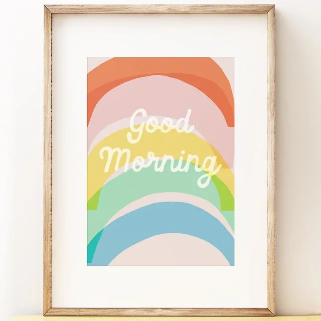Rainbow Morning Art Print