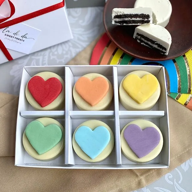 Rainbow/Pride Coated Oreo Gift Box