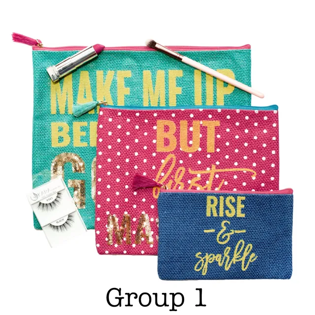 Cosmetic Bag Set | 3 Pieces - Group 1