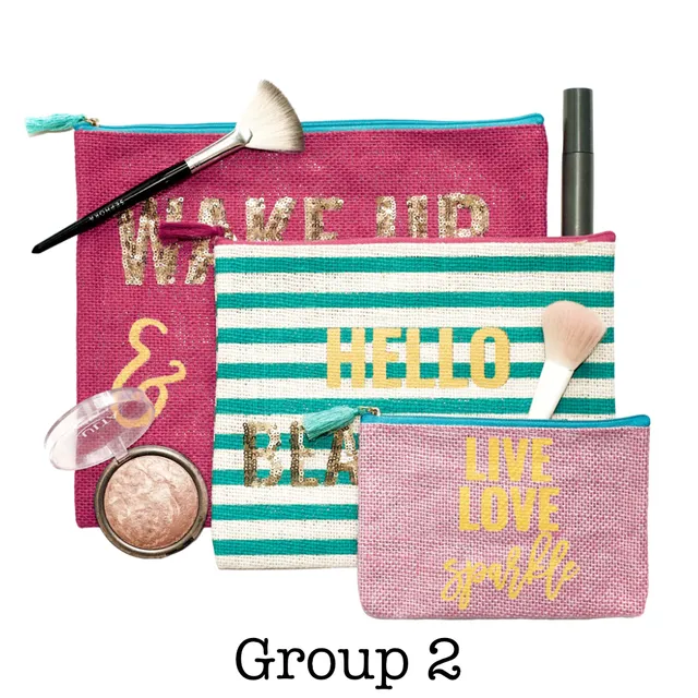 Cosmetic Bag Set | 3 Pieces - Group 2