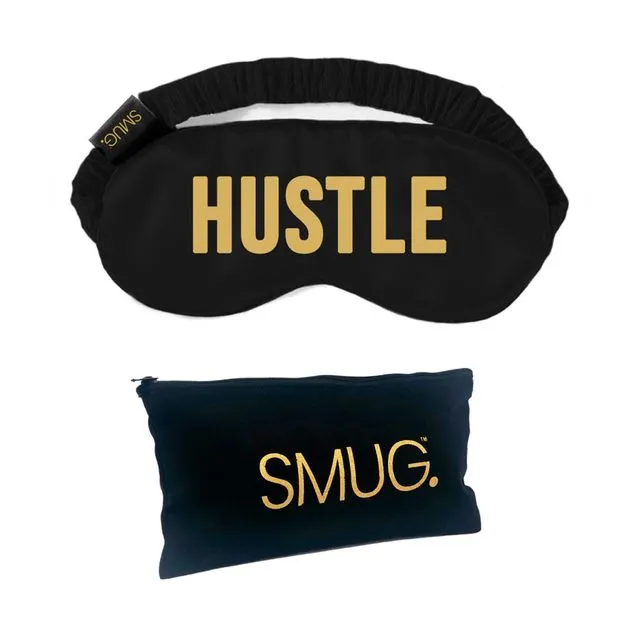 Satin Sleep Mask & Black Storage Bag Sets - Hustle