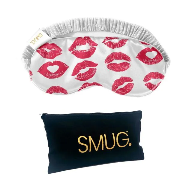 Satin Sleep Mask & Black Storage Bag Sets - Kiss