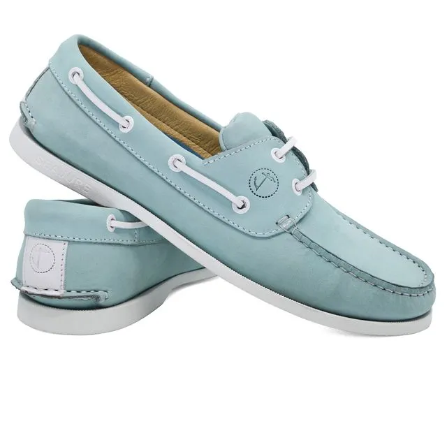 Men’s Boat Shoes Seajure Ifaty Light Blue Nubuck Leather