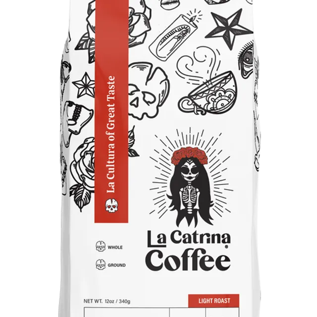 Café La Catrina - Mexican, Organic, Light Roast Coffee (Whole Bean)