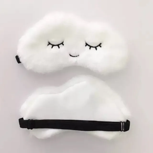 Fluffy cloud sleep mask