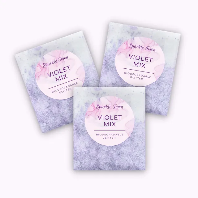 Violet Mix Biodegradable Glitter