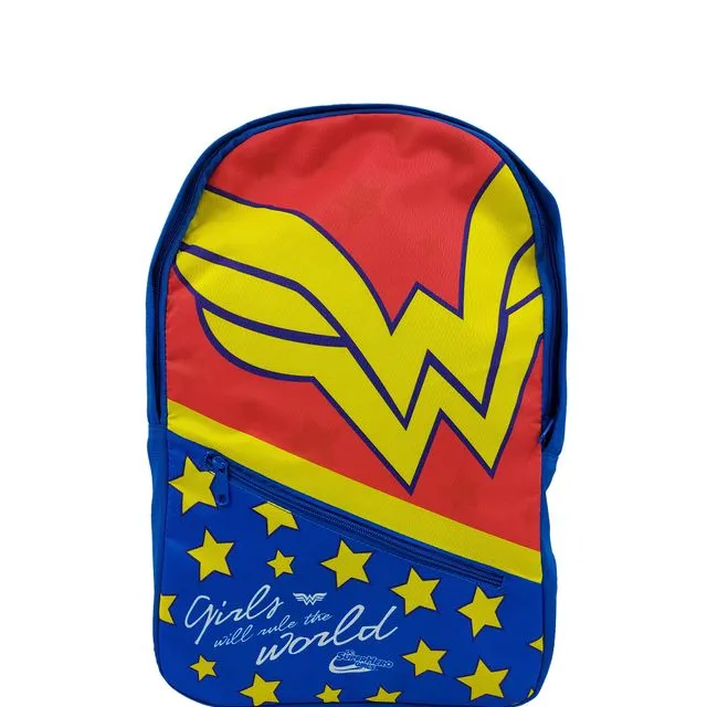 Marvel Kids Wonder Woman Printed Backpack