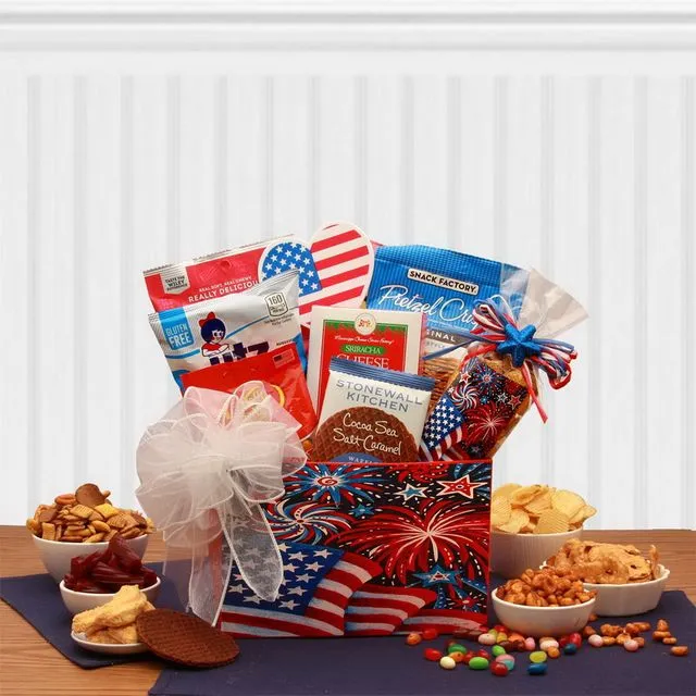 Stars & Stripes Forever America Patriotic Gift Box