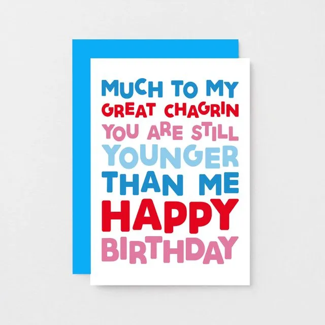 Younger Than Me Birthday Card | SE0702A6
