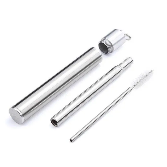 Collapsible/Telescopic Stainless Steel Straw