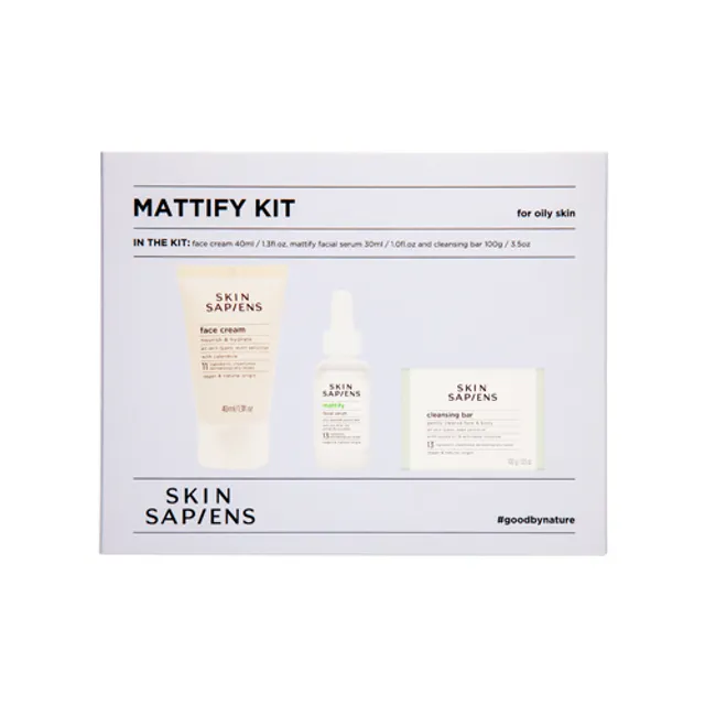 SKIN SAPIENS MATTIFY kit trio for oily & combination skin