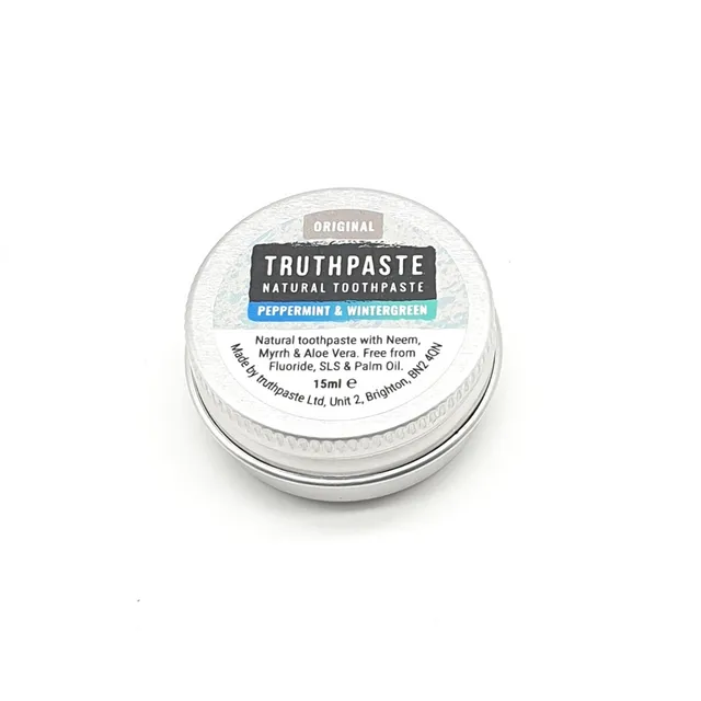 Truthpaste Original: Peppermint &amp; Wintergreen 15ml Travel / Sample