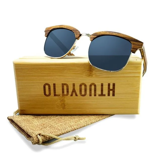 Old Youth Wooden Explorer Sunglasses - Best Seller Variety Bundle of 6