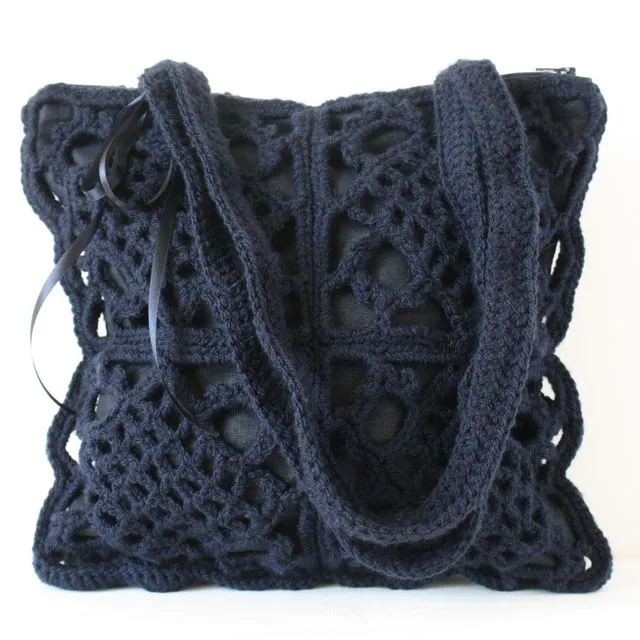 Crochet bag square - Babet