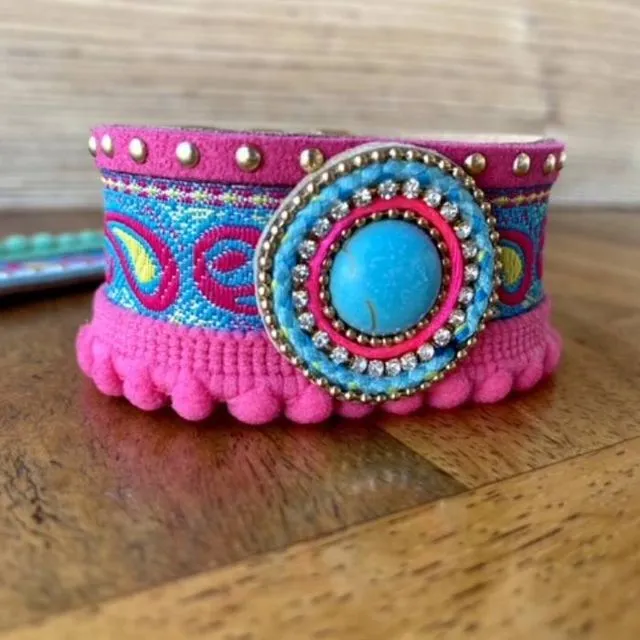 New Harmony Pink Boho Bracelet