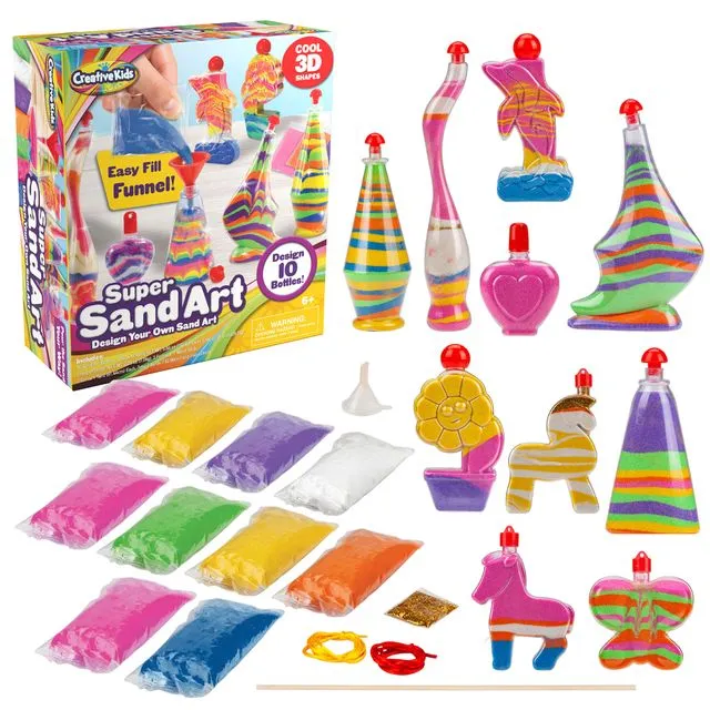 Creative Kids Sand Art Activity Kit for Kids 6+