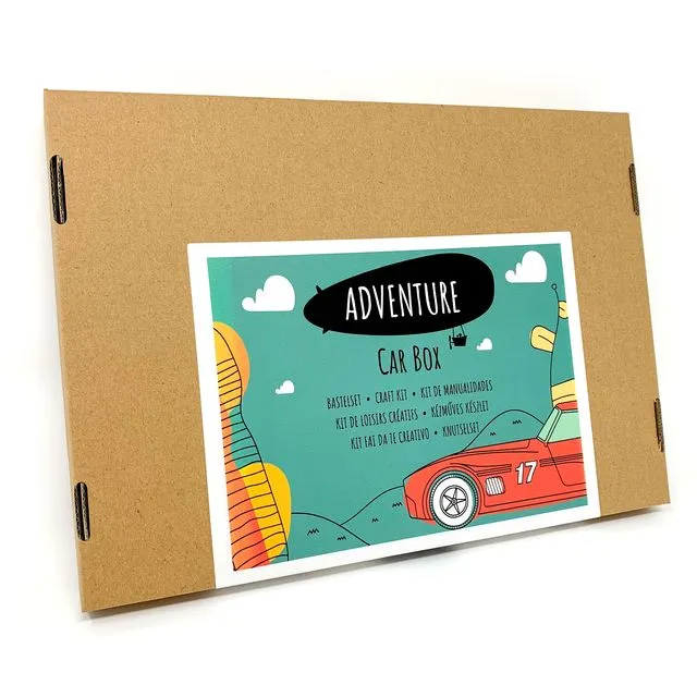 Adventure Craft Kit Box - Series No. 1 Car Box - craft kit for kids, 6-8 years