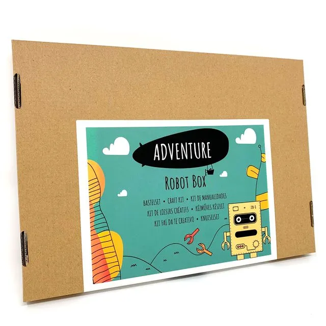 Adventure Craft Kit Box - Series No. 2 - Robot Box - craft kit for kids, 6-8 years
