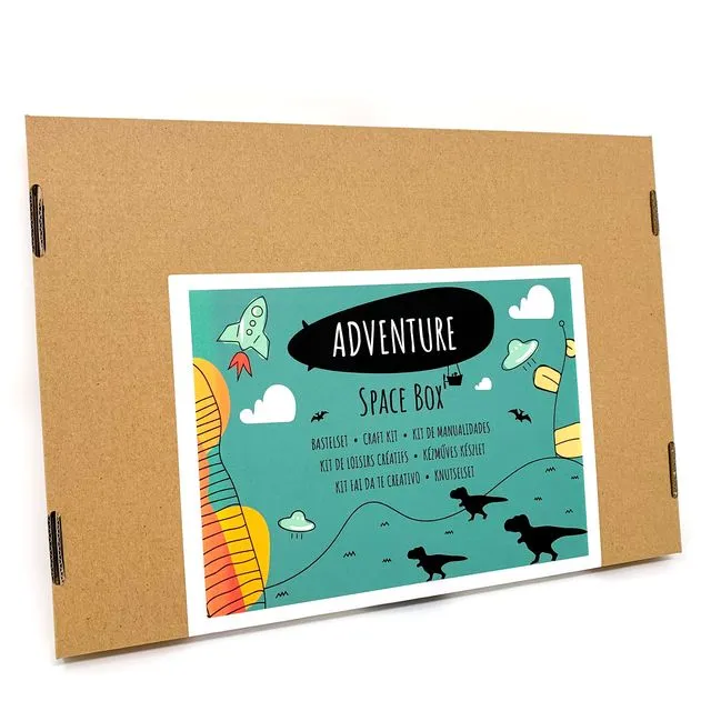 Adventure Craft Kit Box - Series No. 3 - Space Box - craft kit for kids, 6-8 years