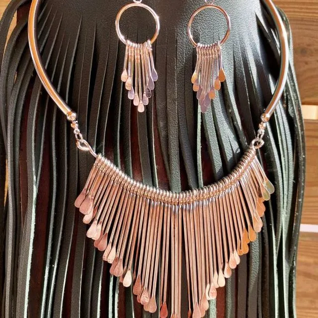 Tennessee Fringe Chest Necklace