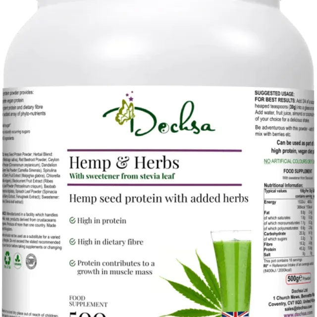 Hemp & Herbs Protein Powder 500g