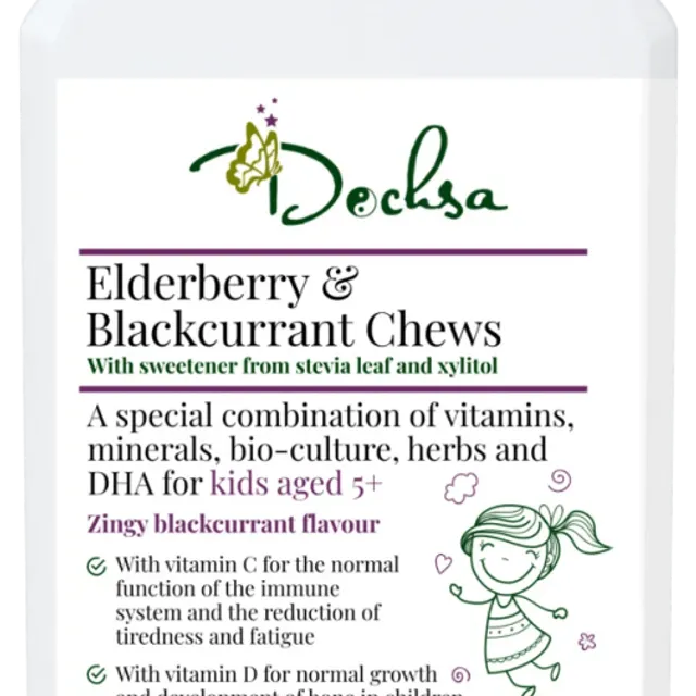 Elderberry & Blackcurrant Chews (120 Tablets)