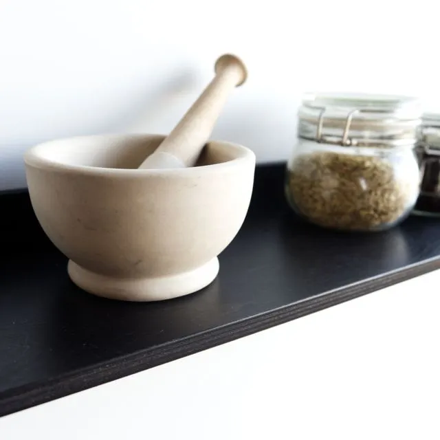 Simple Plywood Shelf | 58 x 17cm | Black Stain and Oiled