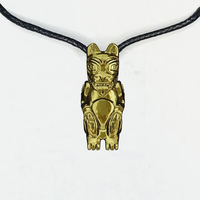 Wolf - My Totem Tribe Spirit Animal Tribal Bead Necklace Native American Jewelry Charm