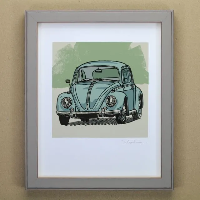 VW Beetle Car Art Print