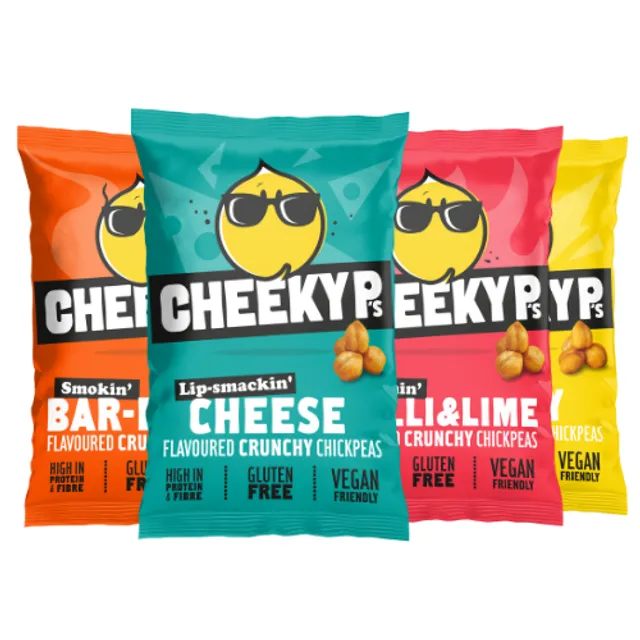 Cheeky P's Roasted Chickpeas 4 x 40g (4 flavours)