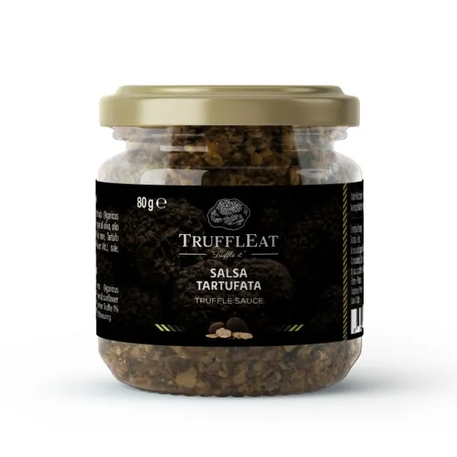 Truffle sauce with fine black truffle 180 gr / 500 gr - TrufflEat