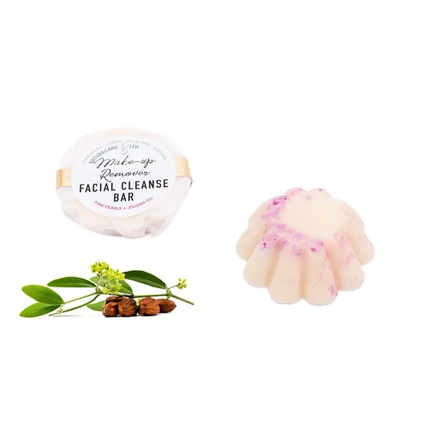 Pink Pearl Makeup Remover Cleansing Bar