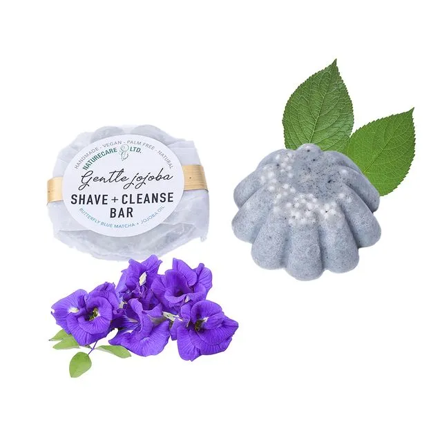 Butterfly Pea Shave &amp; Cleanse Bar