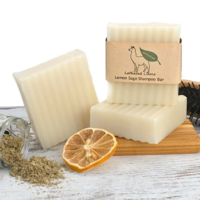 Lemon Sage Shampoo Bar Soap