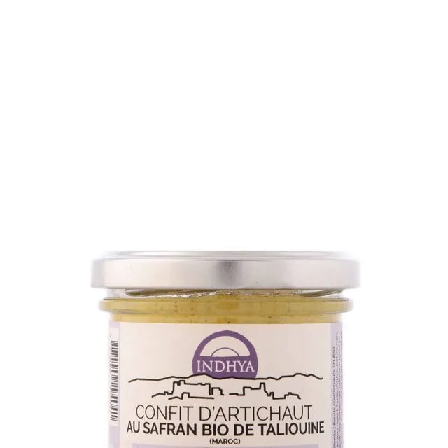 Artichoke confit with Organic Saffron from Taliouine 90 gr