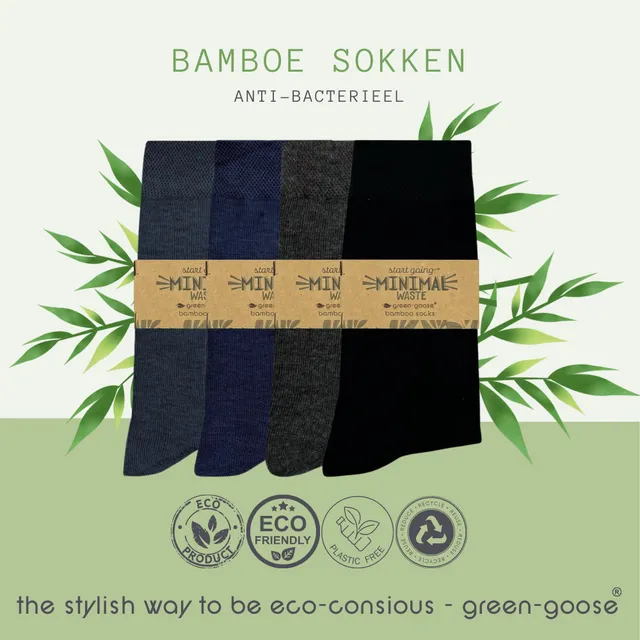 Bamboo Socks Luxury | 4 Pair | Mixed | 43-46