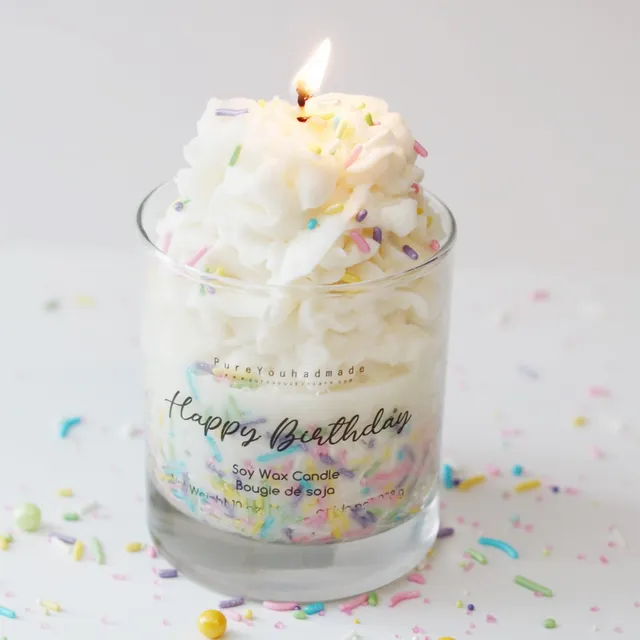 Birthday Cake Soy Wax Candle